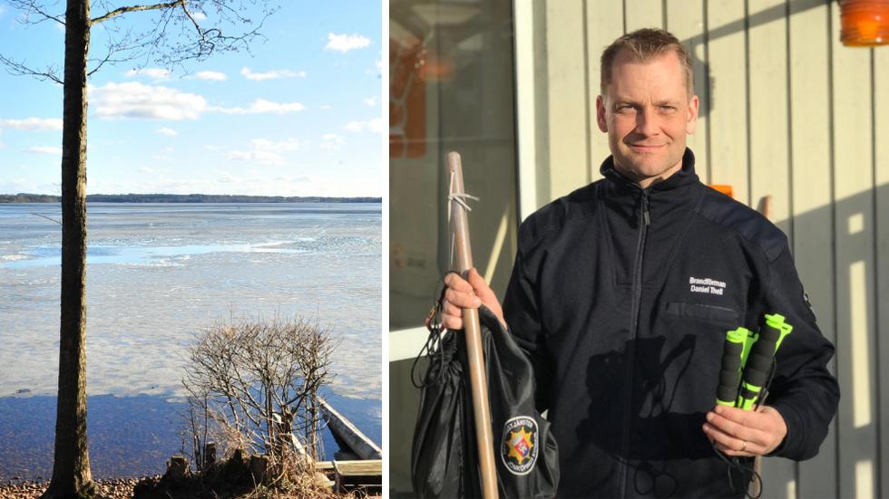 Daniel Thell, styrkeledare på räddningstjänsten i Jönköping, säger att isarna verkar vara extra luriga i år. Fem personer har omkommit i länet sedan i torsdags efter att de gått igenom isar. 
