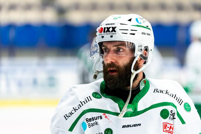 Taylor Matson är klar för HV71. Han kommer närmast från Rögle där han spelat de senaste sju säsongerna. Foto: Jonas Ljungdahl/Bildbyrån.