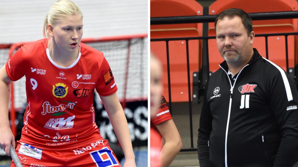 Ellen Svensson blev JIK:s enda målskytt mot Falun. JIK-tränaren Johan Ivarsson var nöjd med spelet trots förlusten.