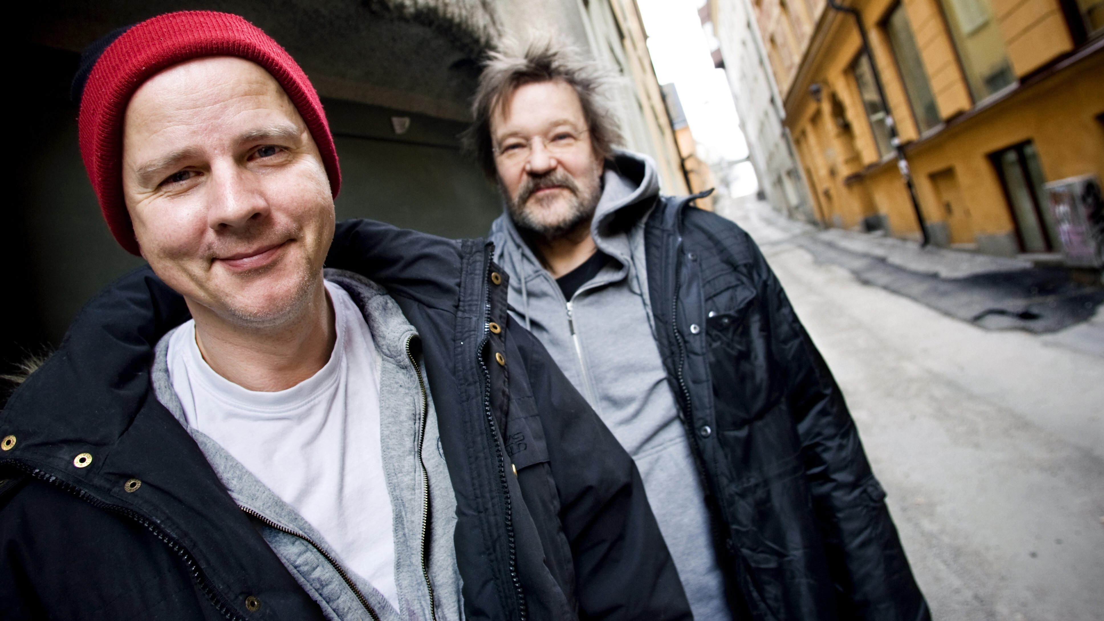 Magnus Lind, till höger, bildade tillsammans med Per Persson Perssons Pack. Arkivbild.