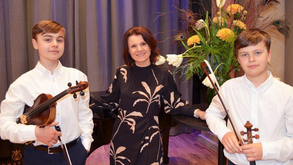 Unga violinister
möter klassiska mästare