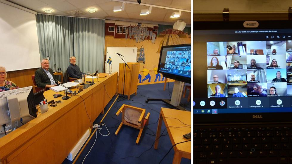 Måndagens kommunfullmäktige hölls digitalt – för första gången.