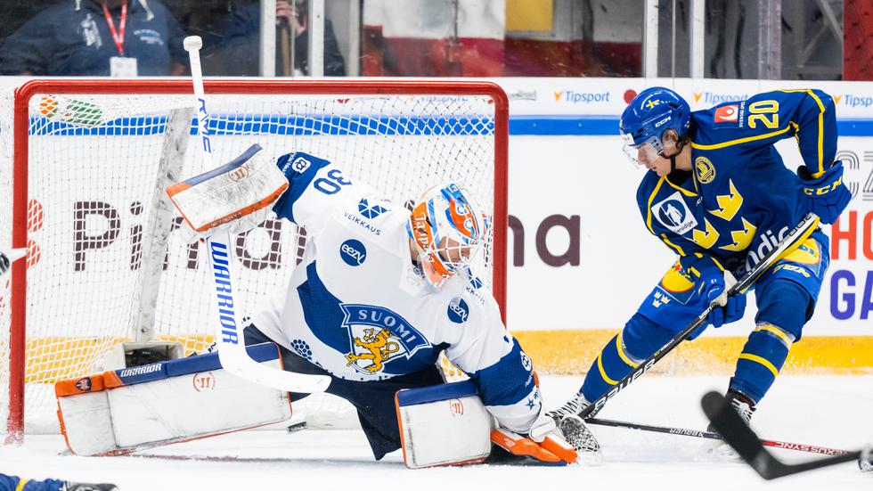 André Petersson sköt ett av målen när Sverige i söndags besegrade Finland med 4–3 efter förlängning i Czech Hockey Games-matchen i Brno.