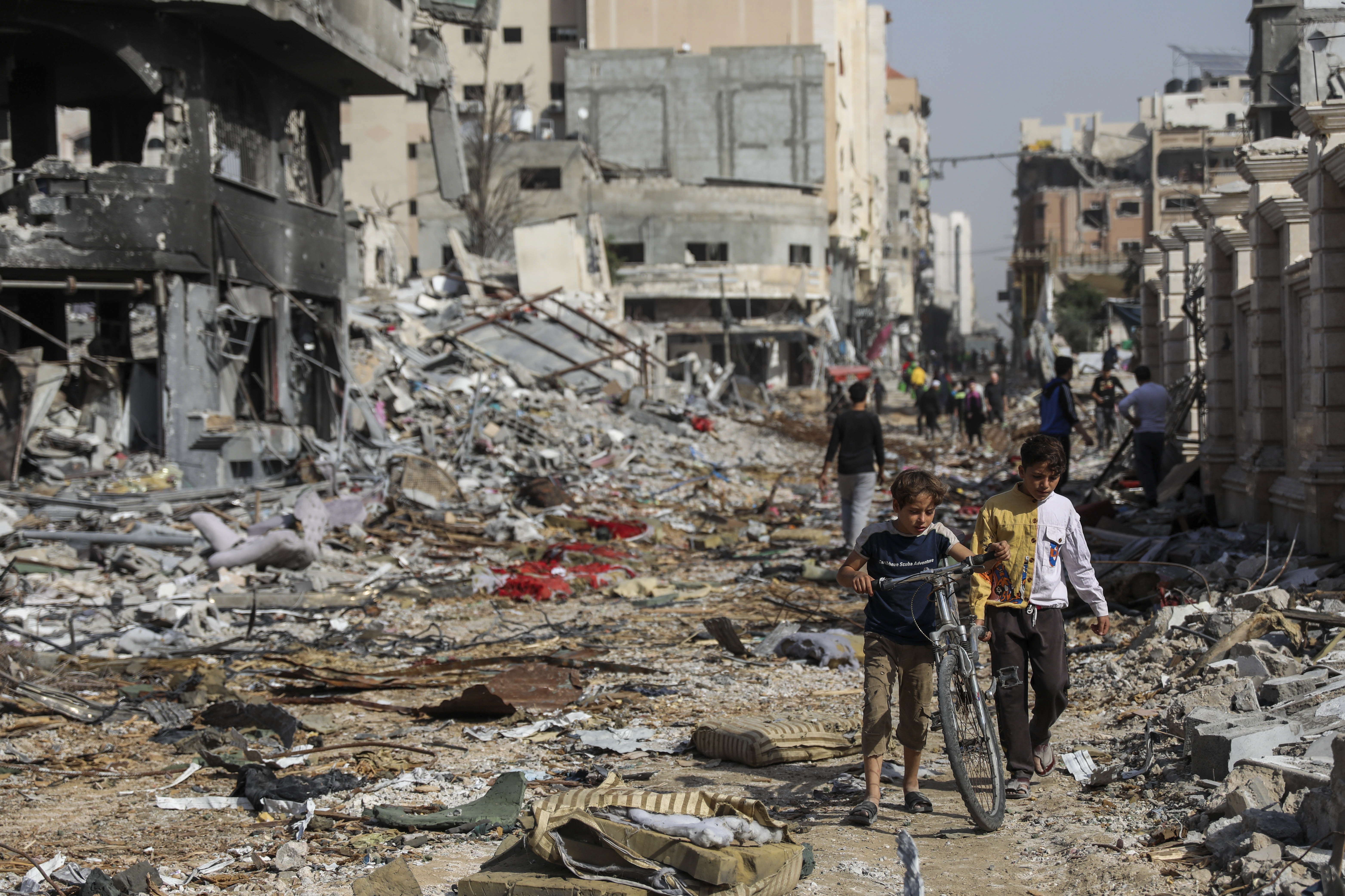 Staden Gaza, den 24 november. Arkivbild.