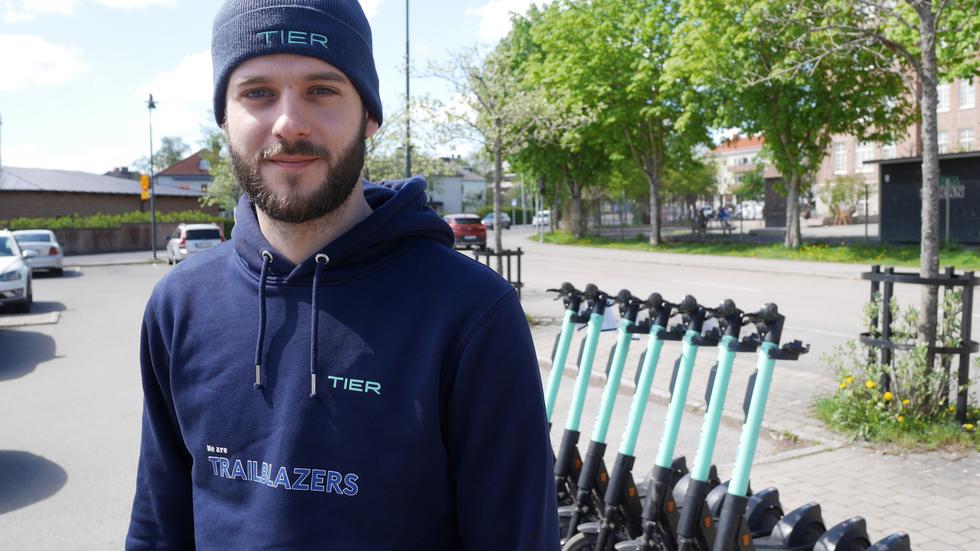 Maksim Petkovic är annars driftchef i Göteborg, nu är han med och utbildar personal i Jönköping. 
