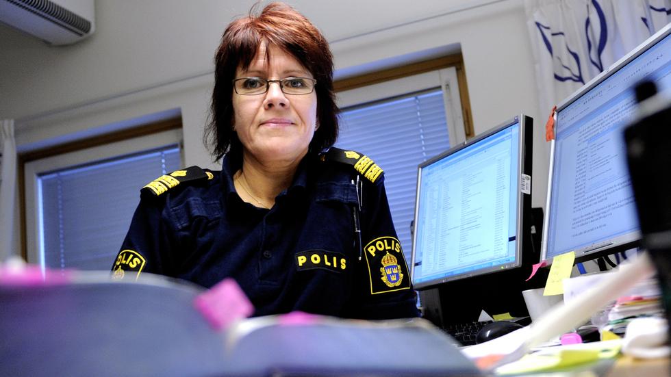 Pia Paldanius är förundersökningsledare på polisens Grova brottsgrupp. FOTO: Christer Gallneby. 