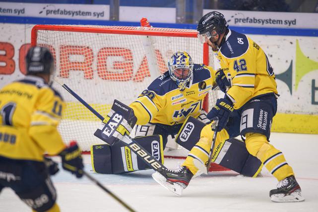 HV71 spelar borta mot Växjö på lördagskvällen. Foto: Jonas Ljungdahl/Bildbyrån