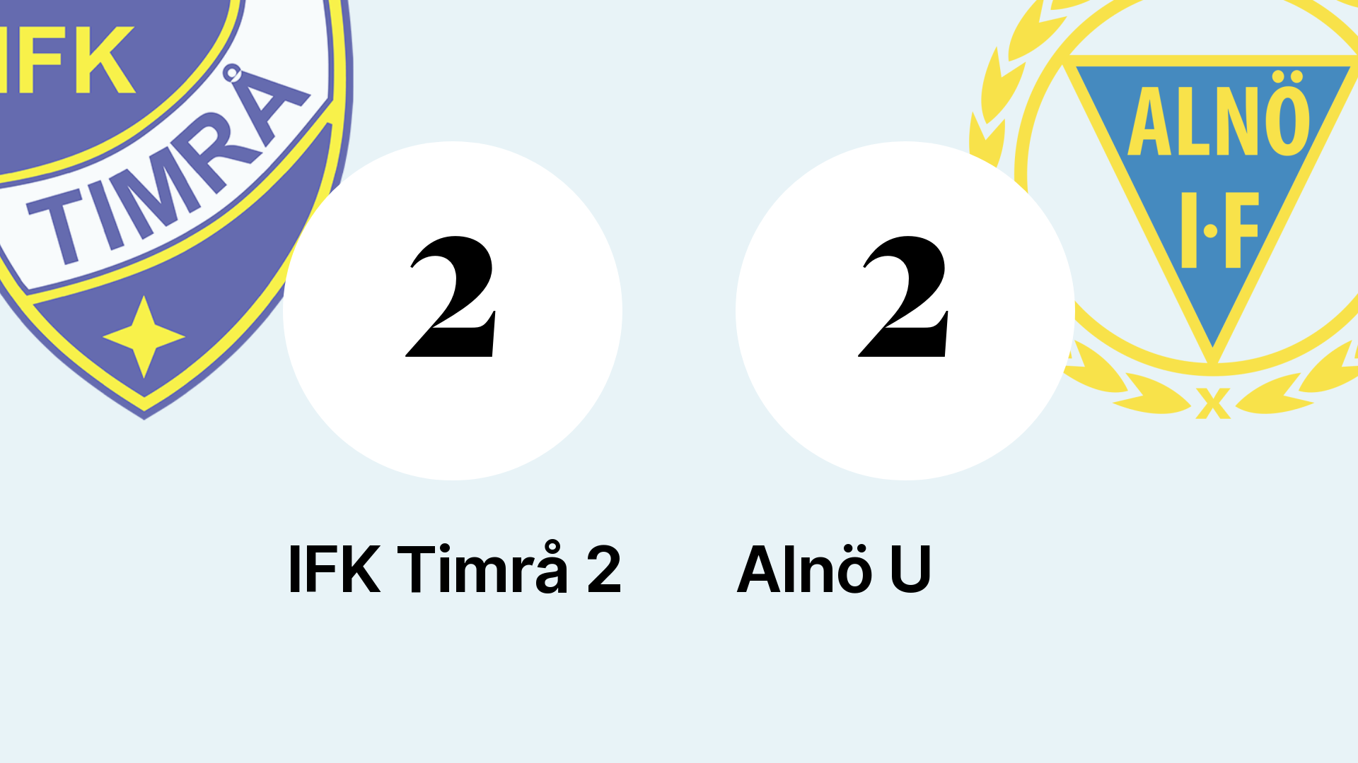 Alnö U recovers from early setback to secure a draw against IFK Timrå 2