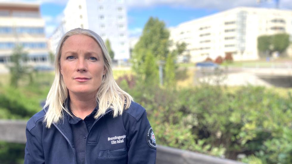 Elin Isfall är brand- och riskingenjör på räddningstjänsten i Jönköping