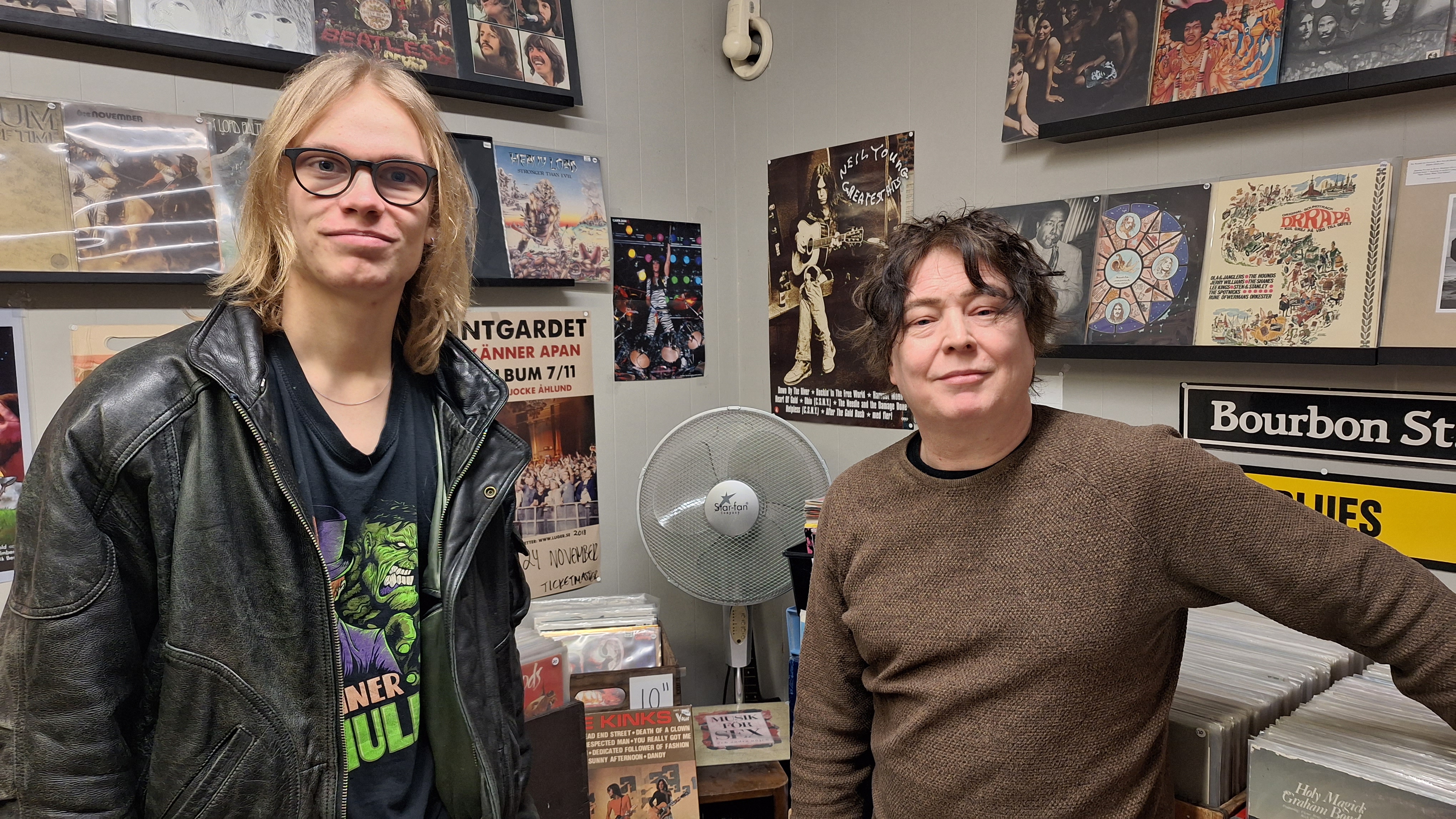 Albin Leijon och Mats Nilsson är styrelsemedlemmar i nystartade EMF och hoppas kunna väcka nytt liv i Ängelholms musikscen.