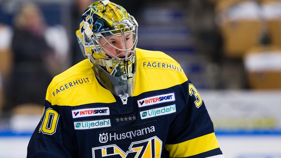 Linus Söderström i HV71-dressen under 2018. Bild: Bildbyrån