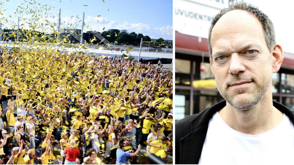 David Edenvik, biträdande smittskyddsläkare i Region Jönköpings län, uppger att en folkfest i samband med fotbolls-EM i juni skulle behöva anpassas efter det smittoläge som då råder.