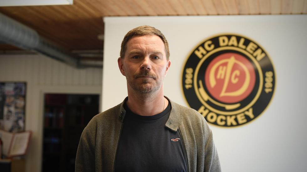Pelle Gustafsson, HC Dalens huvudtränare och sportchef. 