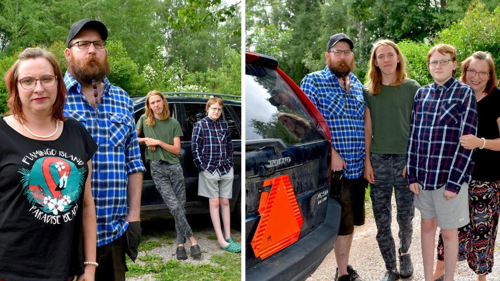 Familjen Israelsson har byggt om en Volvo XC90 till en A-traktor för att möta tonårssönernas behov.