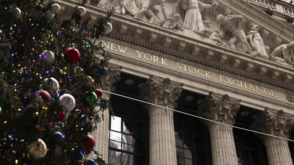 Köpfesten kom av sig under handelsveckans sista sag på New York-börsen. Arkivbild.