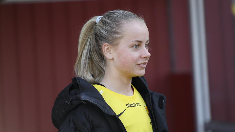 Mariebos Maja Nilsson har hittills hunnit spela fyra ungdomslandskamper.