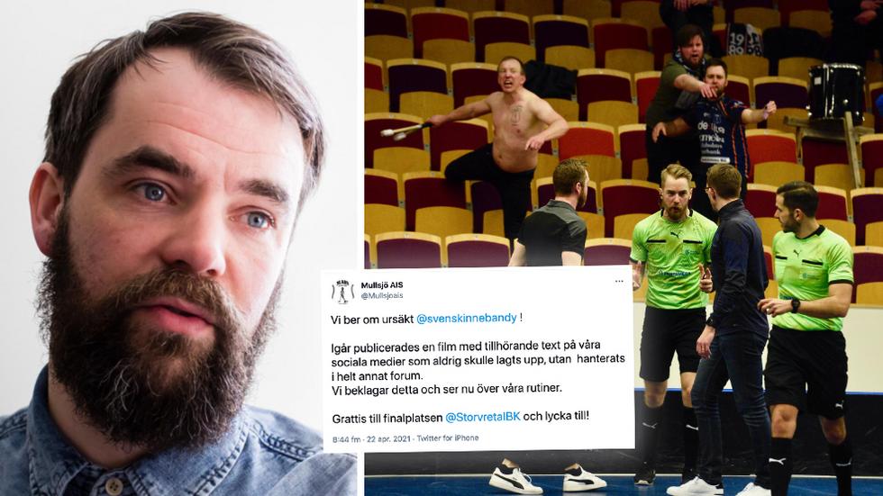 Mullsjös sportchef Jesper Axell ber om ursäkt efter tweeten: ”Vi pudlar helt”. FOTO: Martin Andersson