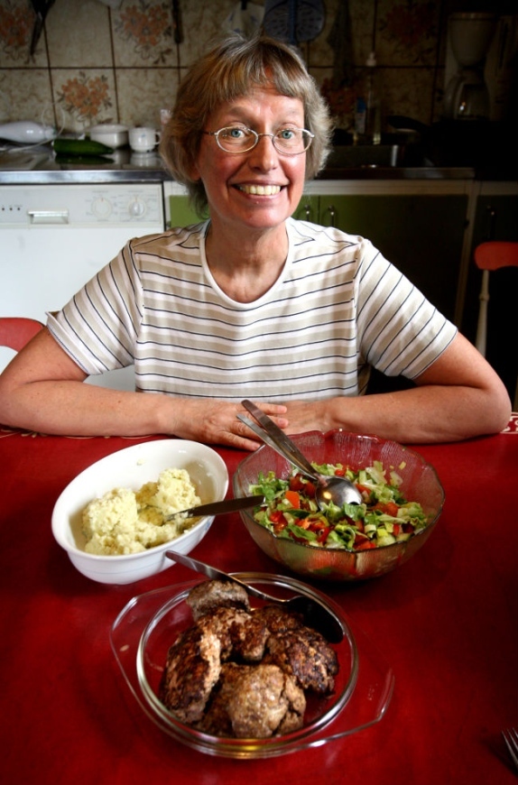 Kött, fisk, fett och mycket grönsaker ingår i den diet som Annika Dahlqvist förespråkar, både för hälsa och viktminskning.