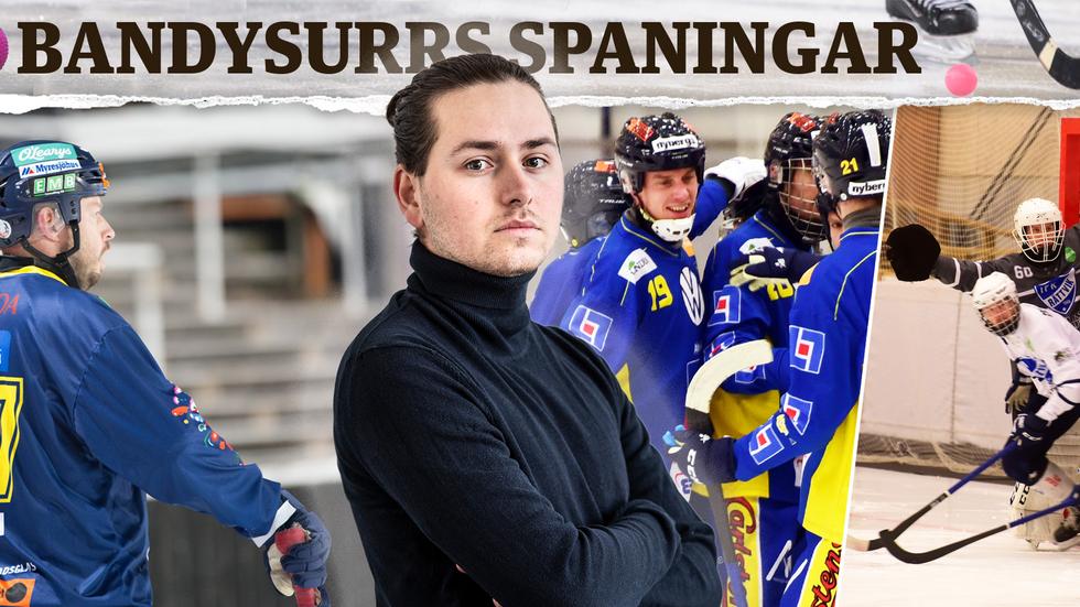 Bandysurrs Robin Mårtensson levererar sina tredje allsvenska spaningar för säsongen. Bild: Arkiv