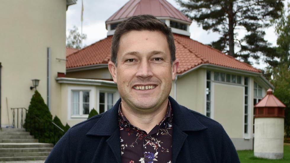 Jimmy Ekström, Liberalerna, berättar att L, KD och C är överens om att samverka valtekniskt inför kommande nomineringar och val. Arkivbild. 