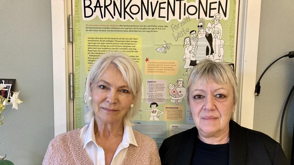 Kerstin Skog och Maria Sundberg arbetar på socialtjänsten i Mullsjö och får då och då in ärenden som handlar om våld i nära relationer.