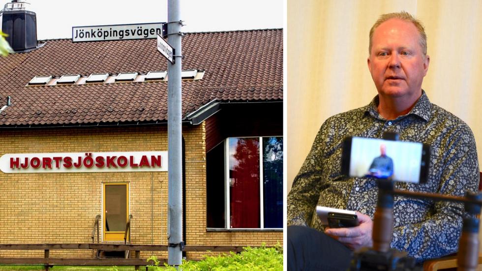 Per-Erik Lorentzon, skolchef i Vaggeryds kommun, riktar en skarp uppmaning till politikerna att lösa skolproblemen. 