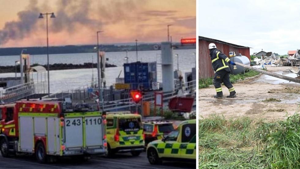 "Det var inte styrkorna från Jönköping som stod för insatsen, det var styrkorna från Visingsö. Alla 18 brandmän ställde upp, trots att flertalet var lediga, med fri inryckning", säger biträdande räddningschef Göran Melin.