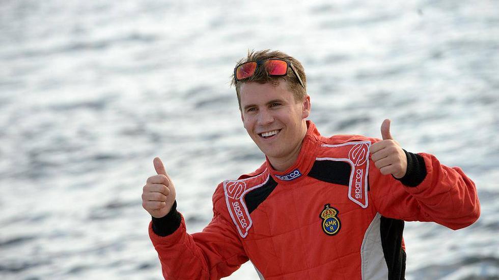 Sveriges Erik Stark har nått en milstolpe i karriären med den första formel 1-segern i båtracing. Arkivbild.