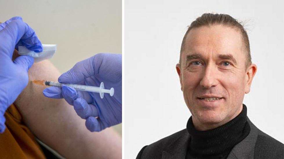 Jonas Almgren, vaccinsamordnare i Region Jönköpings län, berättar att trycket när vaccintiderna släpps är stort. Det ser han som positivt.