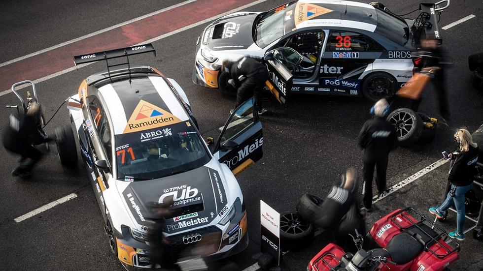 Brink Motorsport blev trea i STCC:s teammästerskap med Tobias Brink och Micke Ohlsson som förare i Audi-bilarna.