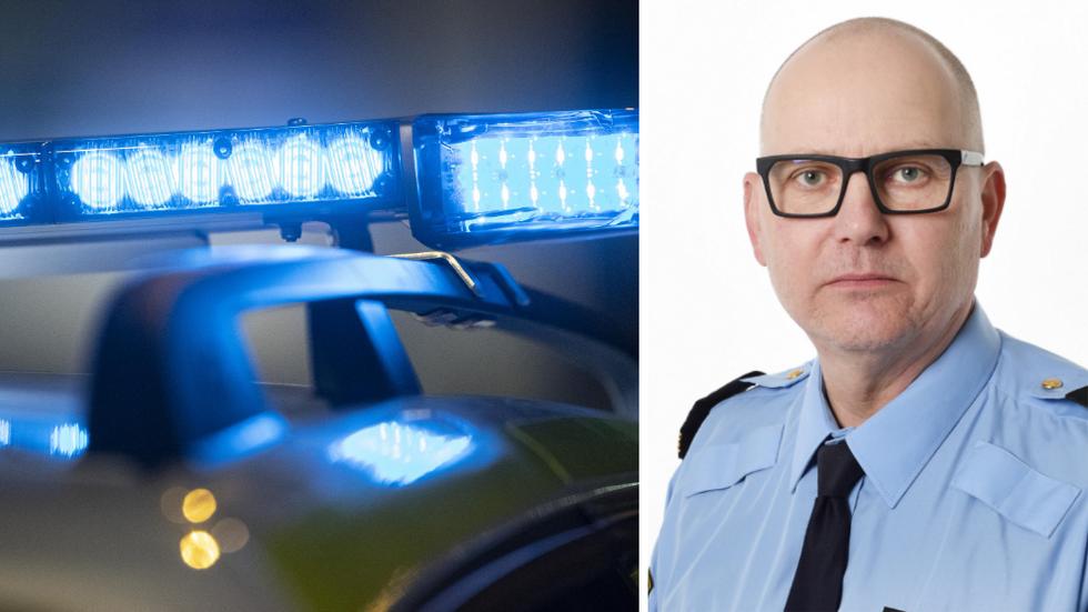 En man i 20-årsåldern blev rånad på sin telefon i Huskvarna under natten till torsdagen. FOTO: Johan Nilsson/TT och polisen
