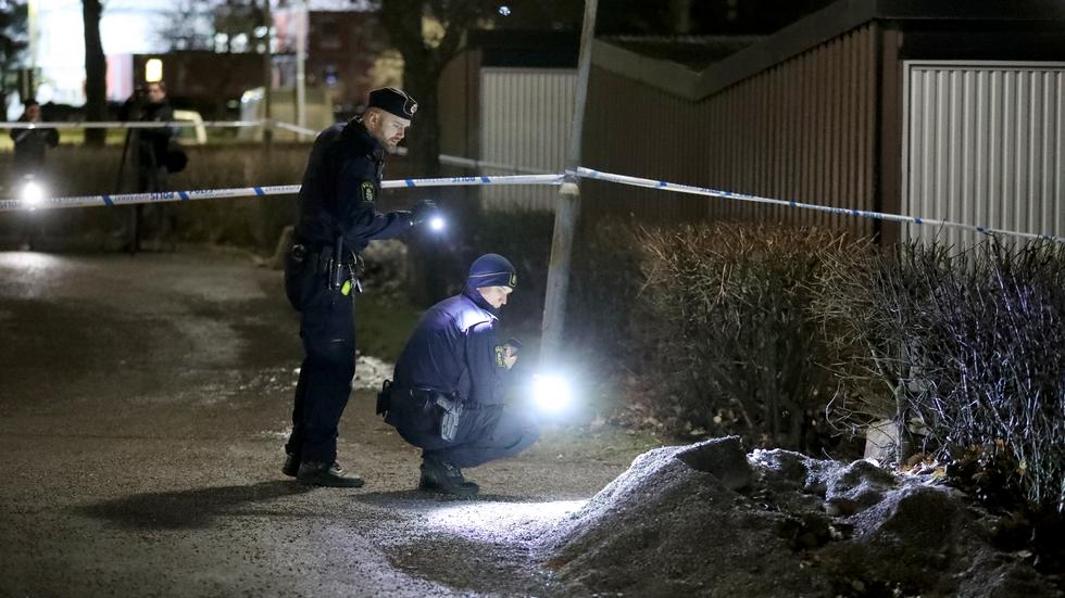 Eskilstuna är en av de städer i Sverige som präglats hårdast av skottlossningar. Bara under 2022 har 30 skottlossningar ägt rum i staden. FOTO: TT. 