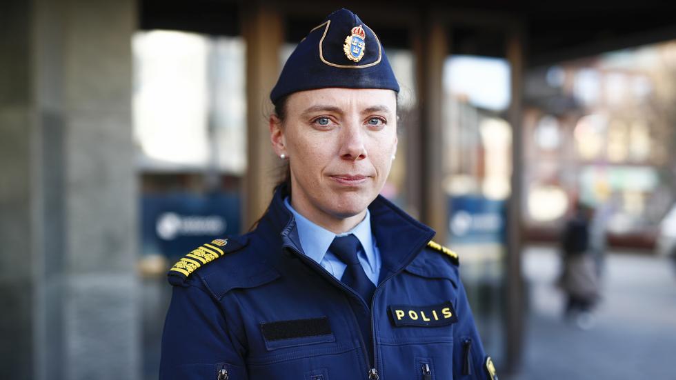 Malena Grann, polisområdeschef, polisområde Jönköping. FOTO: TT.