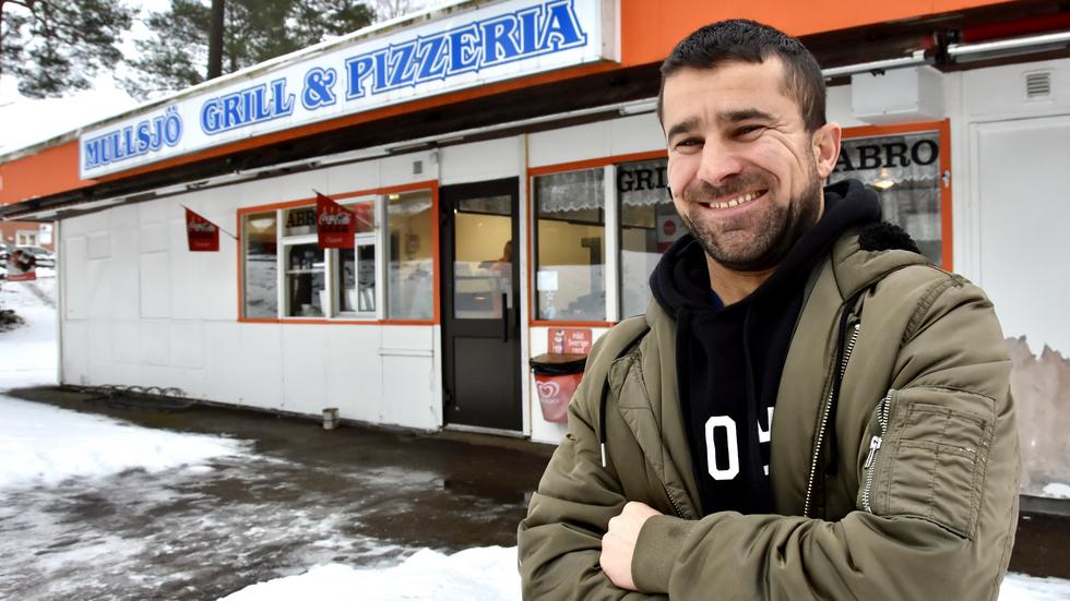 33-årige Waad Nasser tar över Mullsjö grill och pizzeria i januari 2022. 