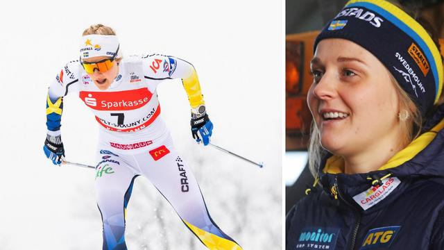 Stina Nilsson gör comeback i längdskidspåret. 
