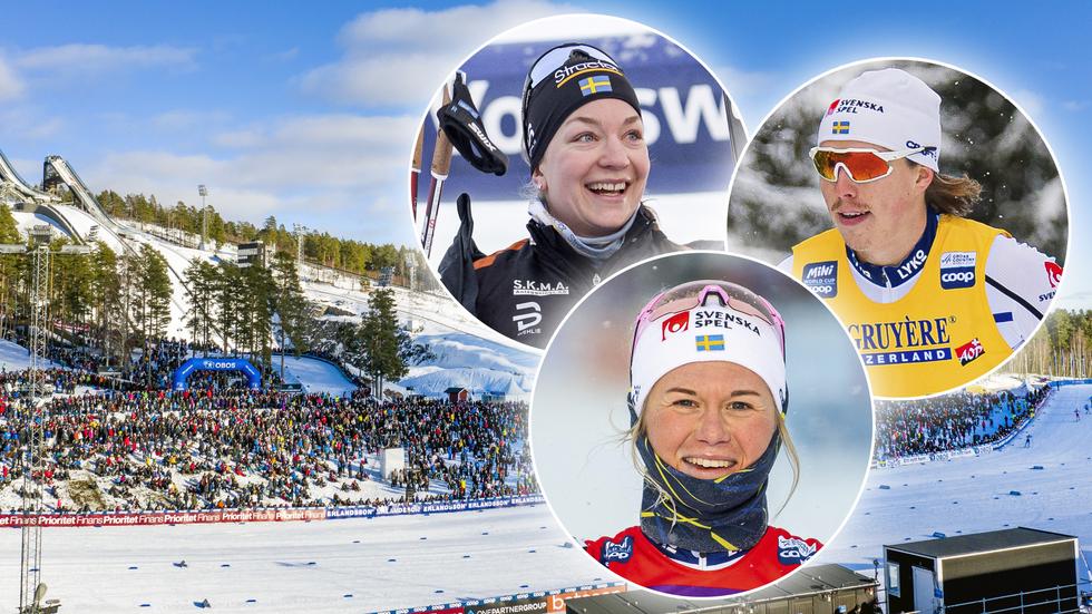 Moa Olsson, William Poromaa och Maja Dahlqvist är några av stjärnorna som kommer till start i de livesända tävlingarna i Falun 7–9 januari. 