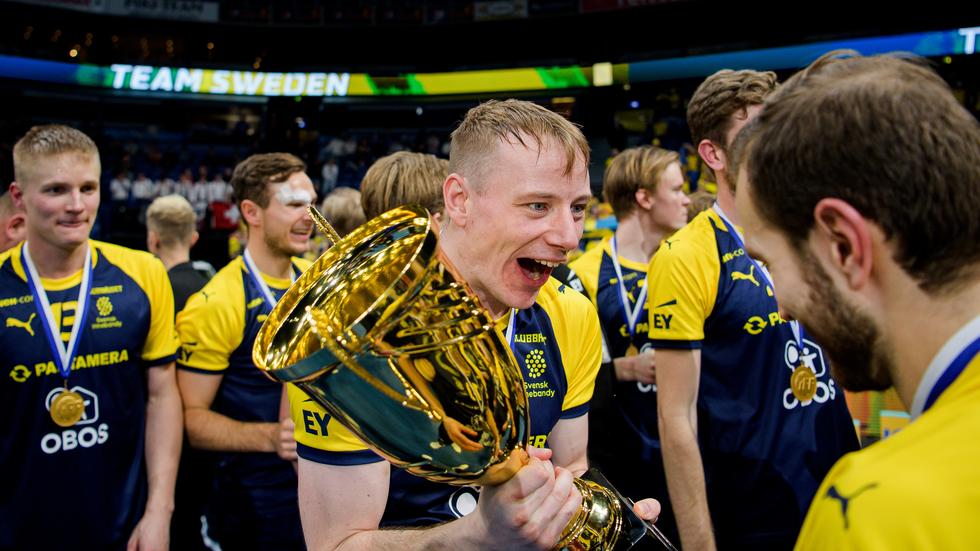 Efter två raka finalförluster mot Finland så lyckades de svenska innebandyherrarna besegra dem i en final i lördags. 
Per Wiklund / BILDBYRÅN