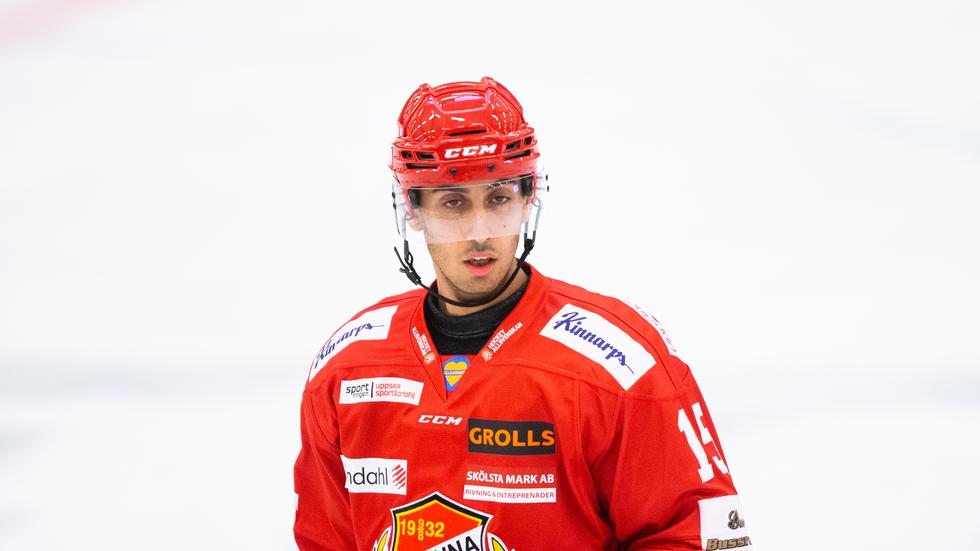Marcus Karlström har spelat i Almtuna under de två senaste säsongerna. Nu är han klar för spel i HV71. Foto: Tobias Sterner/Bildbyrån