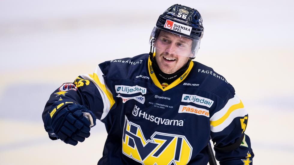 Fredrik Forsberg, just nu i topp av HV71:s interna poängliga. Foto: Jörgen Jarnberger/Bildbyrån