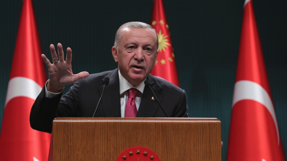 Turkiets president Recep Tayyip Erdogan. FOTO: Turkiska presidentkansliet/AP/TT