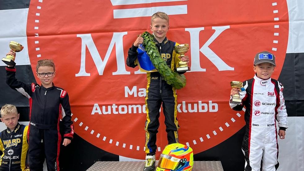 Carl Nellegård, Jönköpings Kartingclub, vann klassen Formmel Micro när den sjätte deltävlingen i SKCC avgjordes i Malmö.