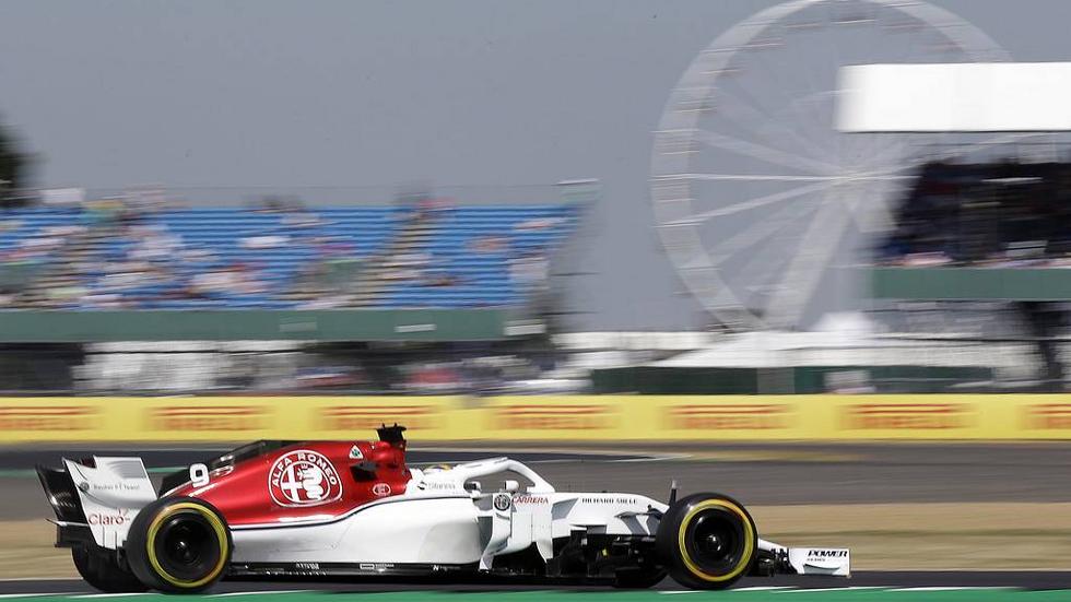 Marcus Ericsson gick vidare till andra kvalrundan i kvalet till Storbritanniens GP.