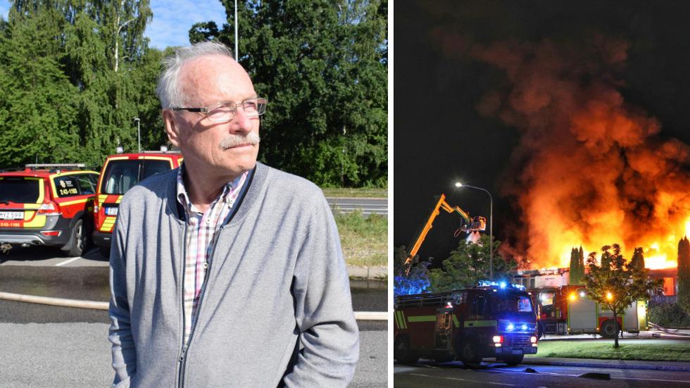 Ansgariikyrkan totalförstördes i en brand natten till den 3 augusti. Församlingsstyrelsens ordförande Lennart Bergström tror inte att man någonsin kommer att få reda på hur branden startade. 