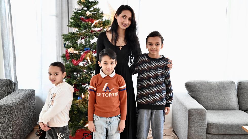 Alia Darvish flydde till Sverige med sina tre söner när kriget bröt ut i hemlandet Ukraina.