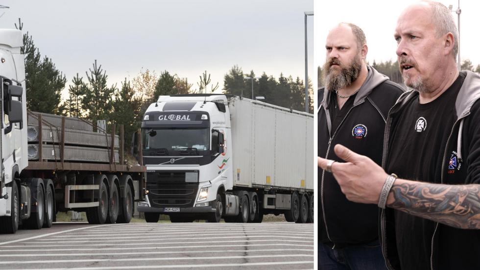 Tommy Jonsson, på Transportarbetareförbundet, arbetar för att ge lastbilschaufförerna en bättre tillvaro.