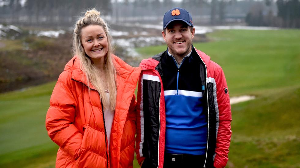 Anna Magnusson och Max Persson har blviti vida kända i golfsverige via youtube. 