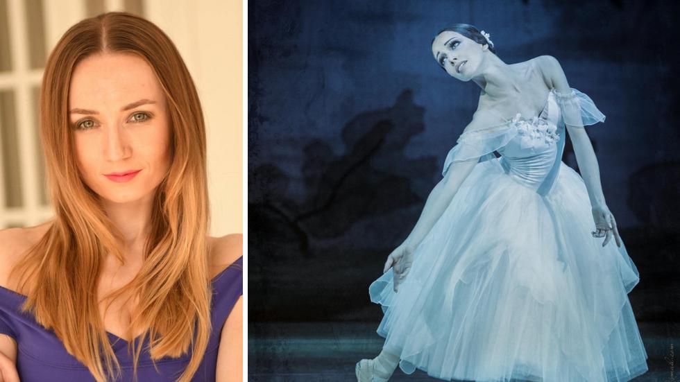 Kateryna Didenko är solodansös vid Kyiv Grand Ballet.
