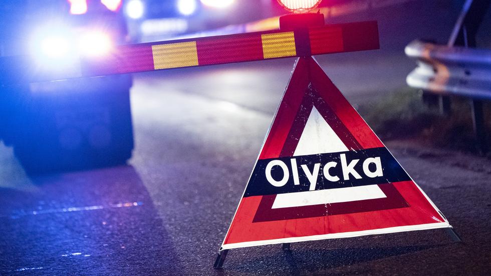 Polisen larmades till en olycka på Öxnehagaleden en natt i november. OBS: Bilden fungerar som en illustration och är tagen vid ett annat tillfälle. 
