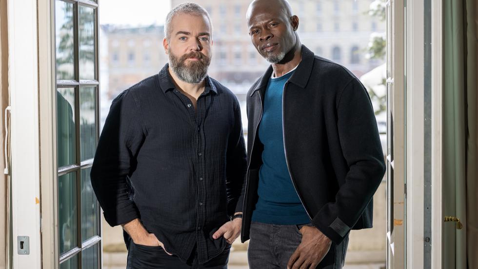Den svenske regissören David F Sandberg är på besök i hemlandet tillsammans med skådespelaren Djimon Hounsou inför premiären på "Shazam! Fury of the gods".