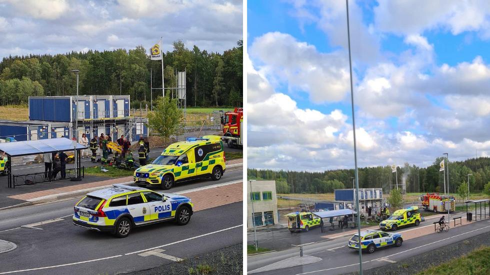 Mopedolycka på Sotåsgatan i Huskvarna. Bild: Läsarbild